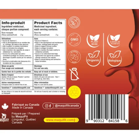 rose hip - Label 1